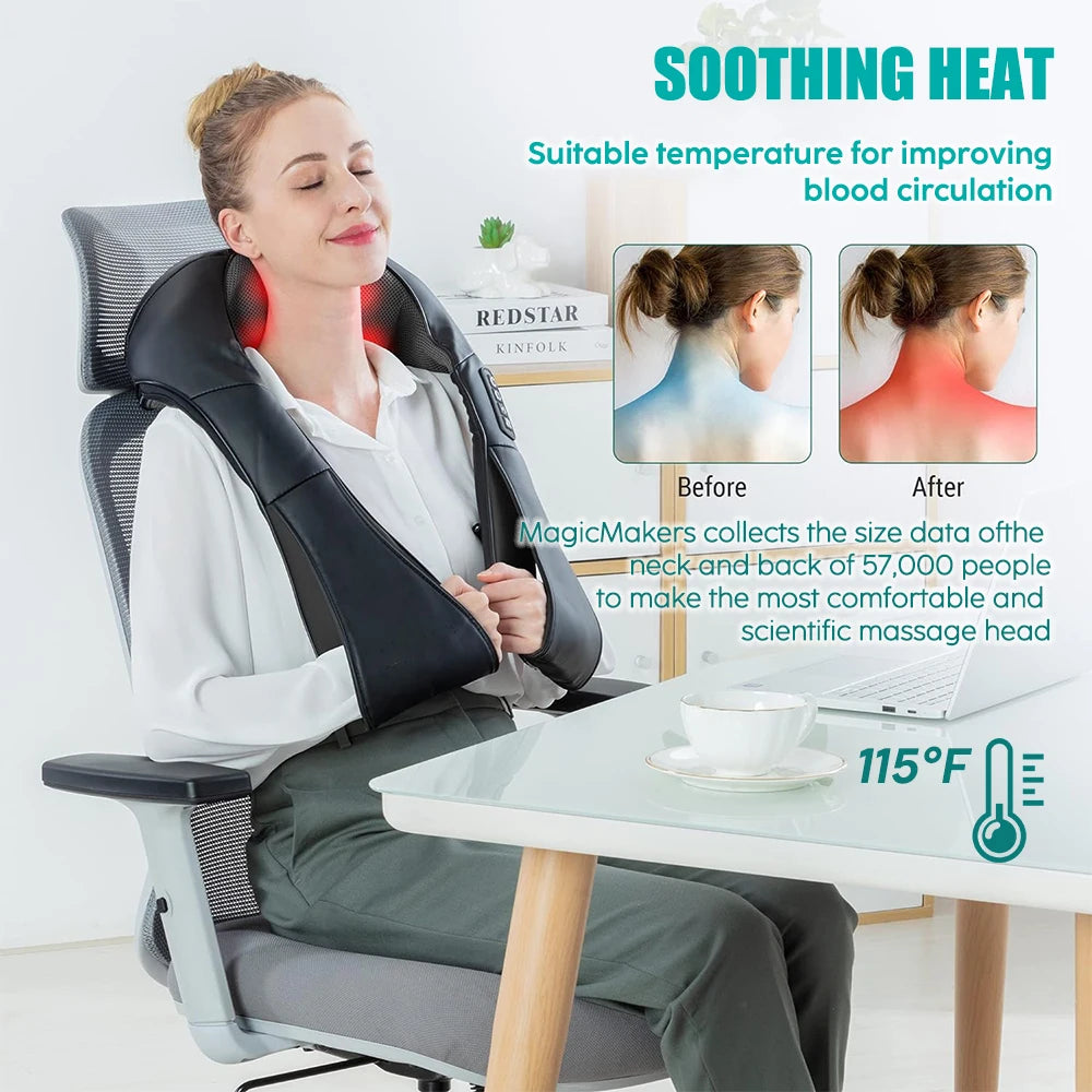 NeckRelief Shiatsu Massage Shawl