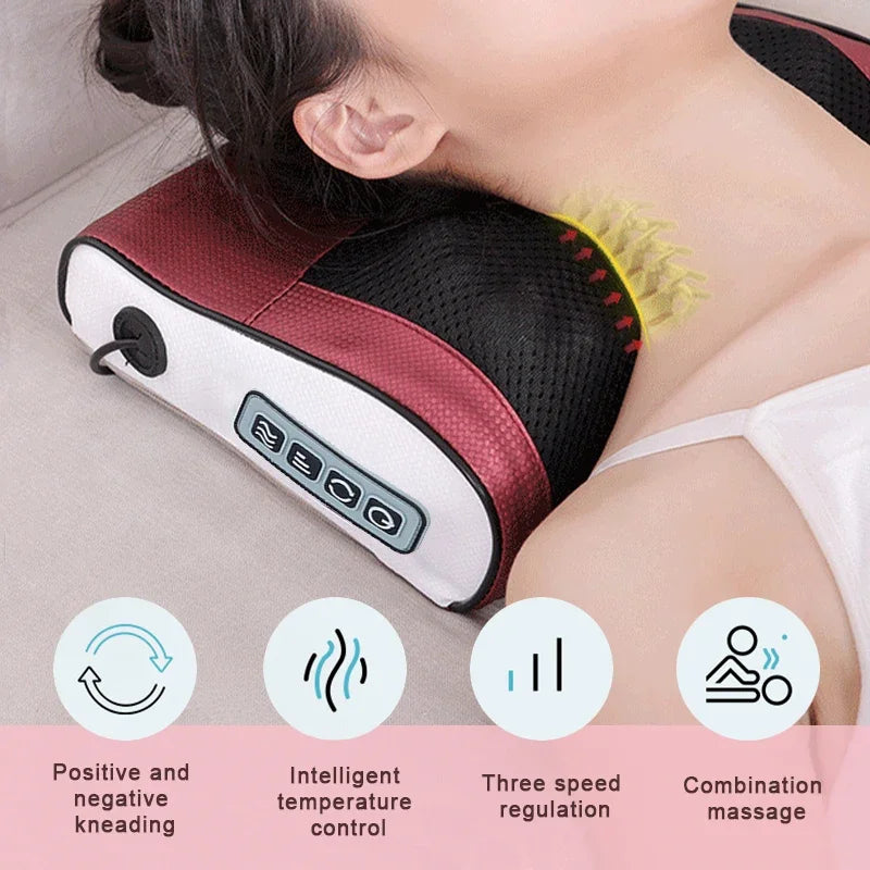 NeckRelief Heat Massage Pillow