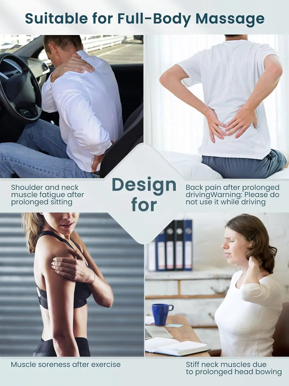 NeckRelief Shiatsu Massage Shawl