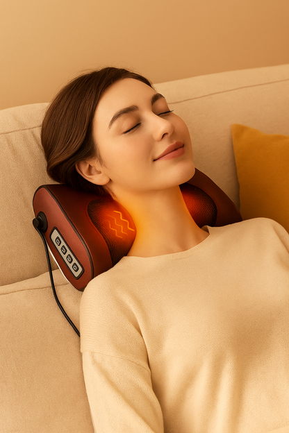 NeckRelief Heat Massage Pillow